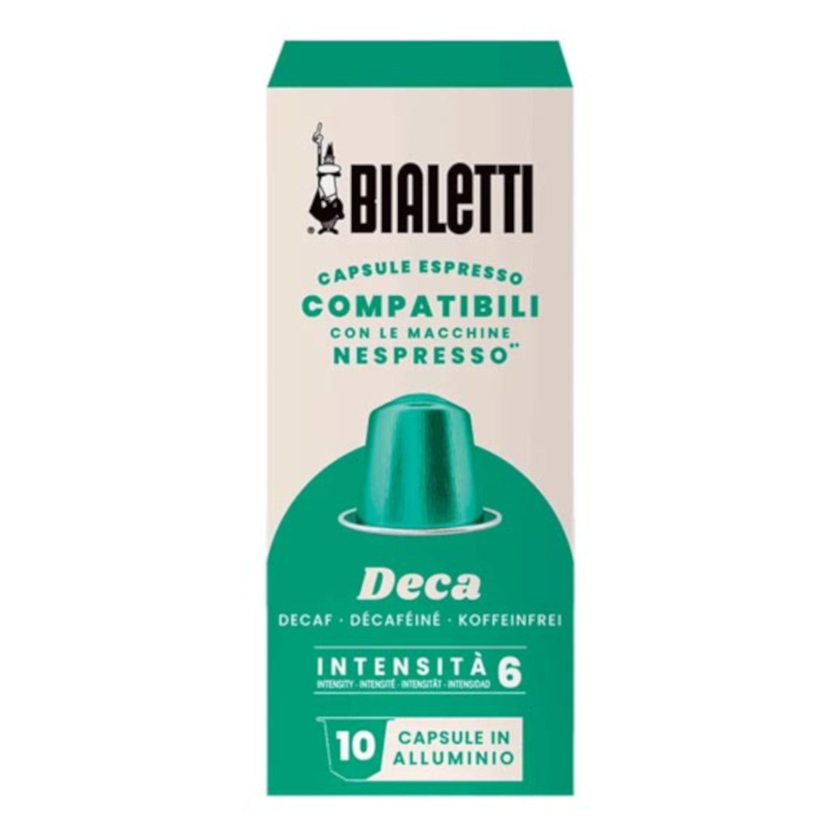 Bialetti Deca - 10 Koffiecups Compatibel met Nespresso Coffee Machine