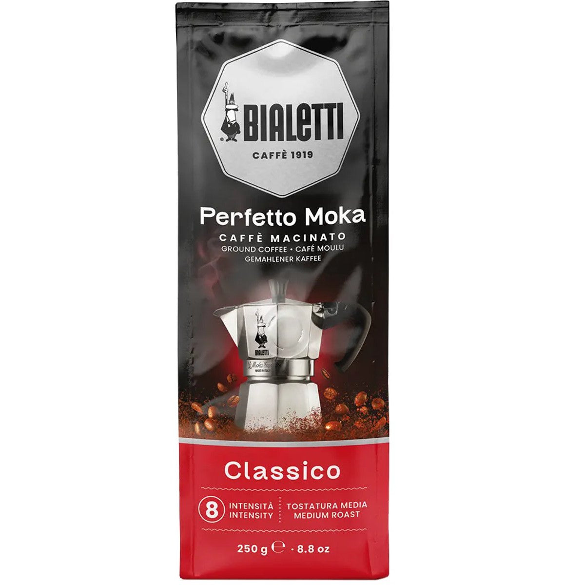 Bialetti Perfetto Moka Classico – Gemalen Koffie – 250g