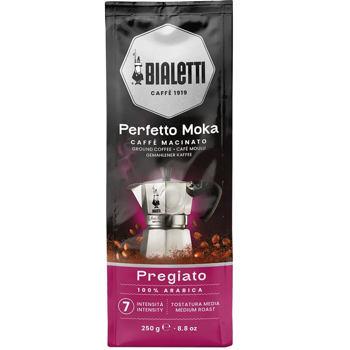 Bialetti Perfetto Moka Pregiato – Gemalen Koffie – 250g