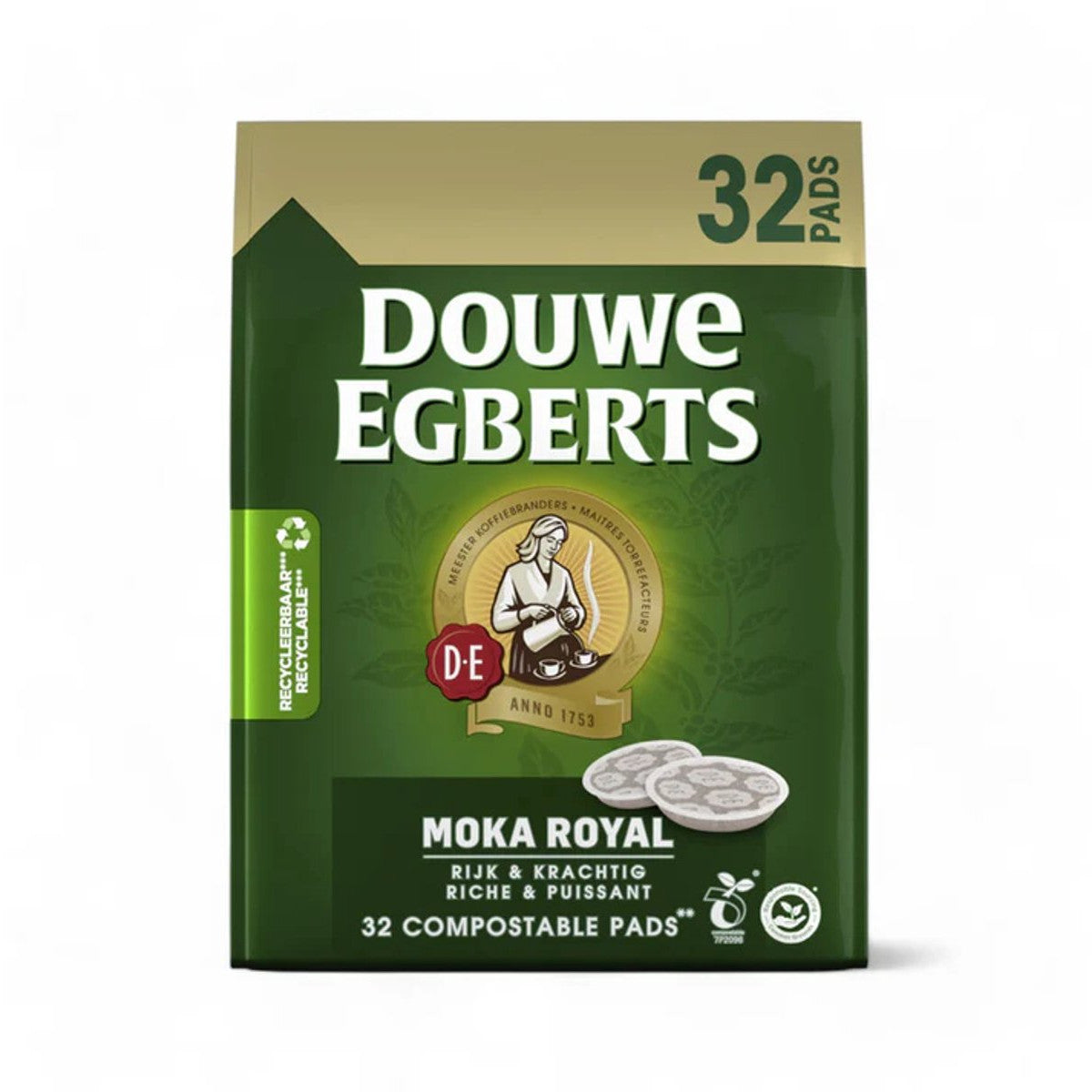 Douwe Egberts Moka Royal - Koffiepads - 32