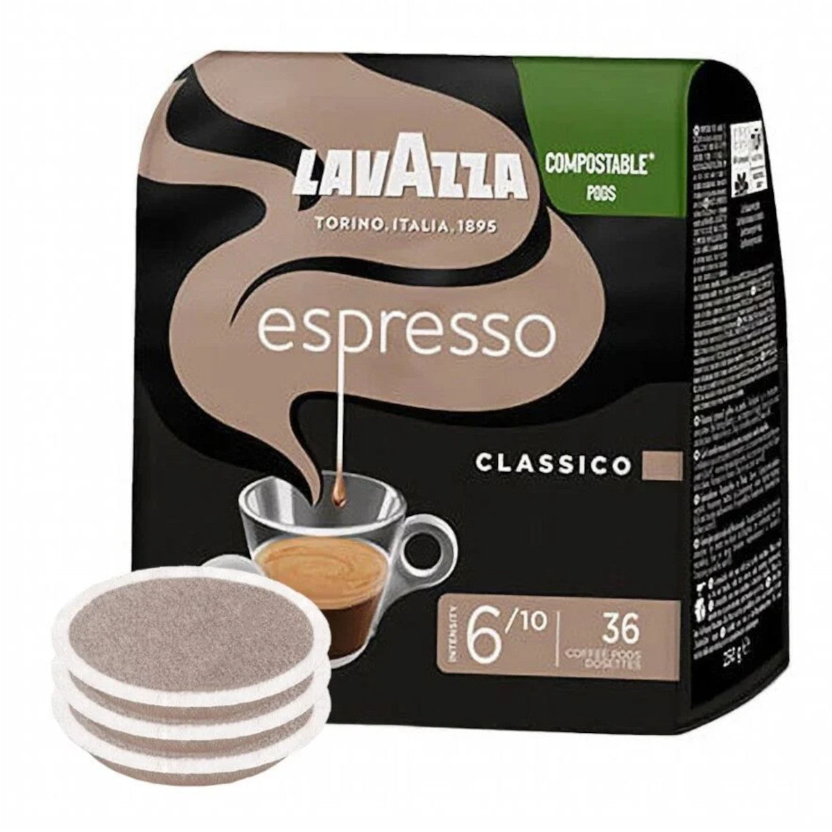 Lavazza Espresso Classico - Koffiepads - 36