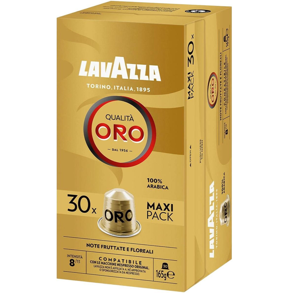 Lavazza Qualita Oro - 30 Koffiecups Compatibel met Nespresso Coffee Machine