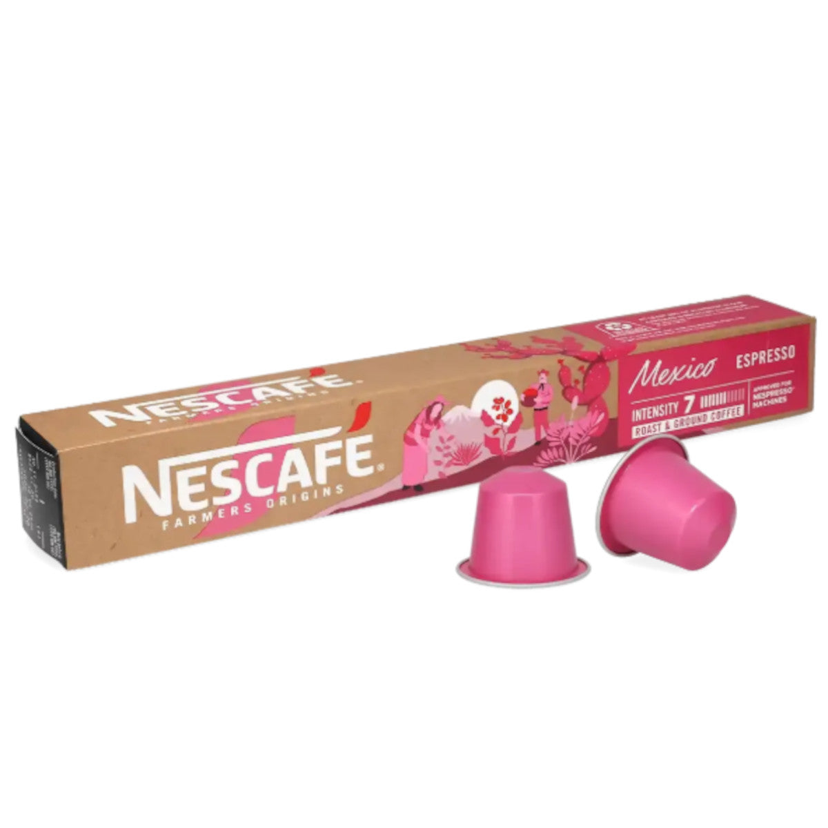Nescafe Farmers Origins Mexico - 10 Koffiecups Compatibel met Nespresso Coffee Machine