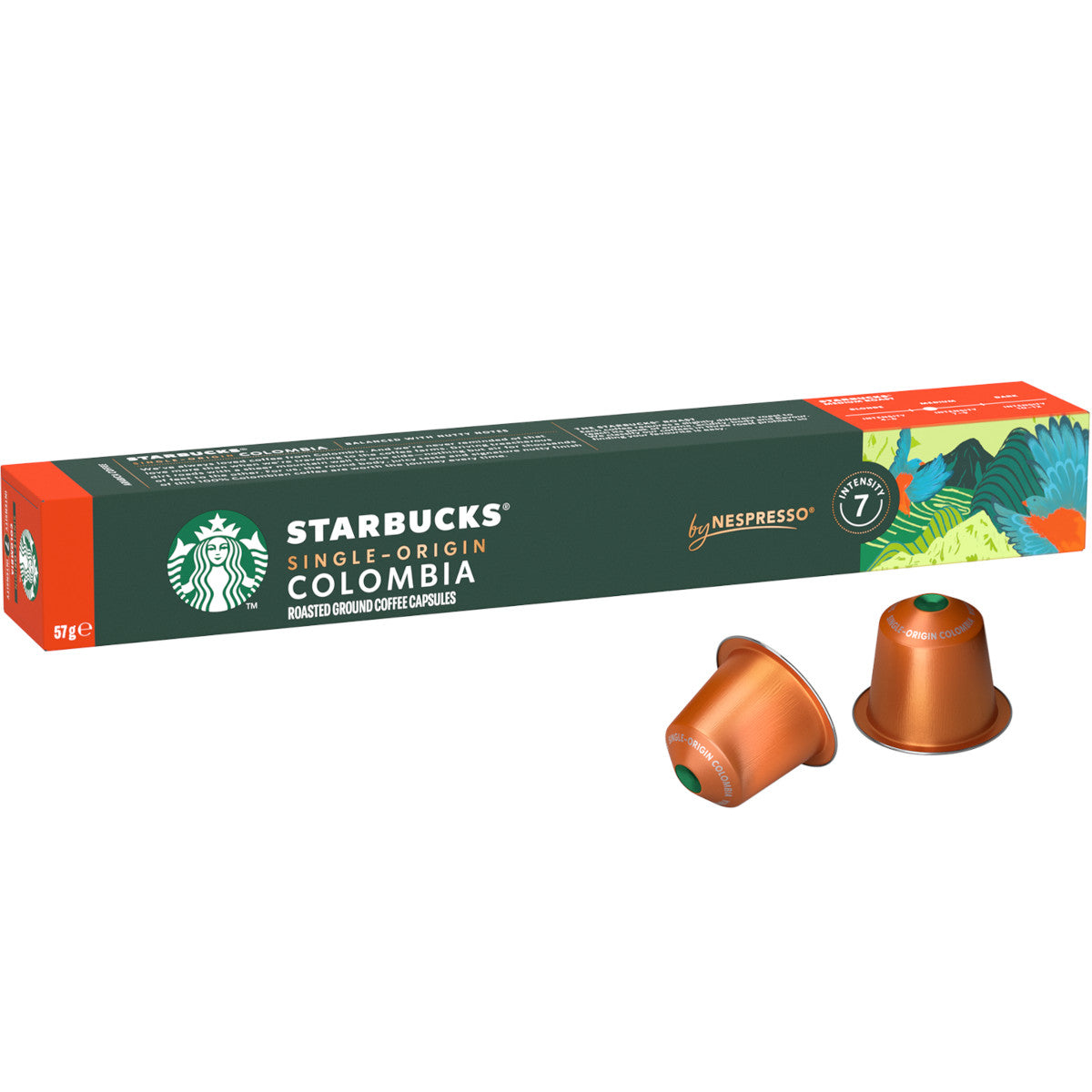 Starbucks Single Origin Colombia - 10 Koffiecups Compatibel met Nespresso Coffee Machine