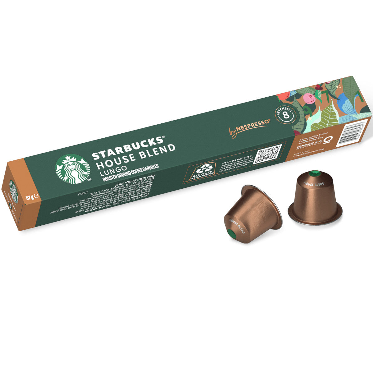 Starbucks House Blend Lungo - 10 Koffiecups Compatibel met Nespresso Coffee Machine