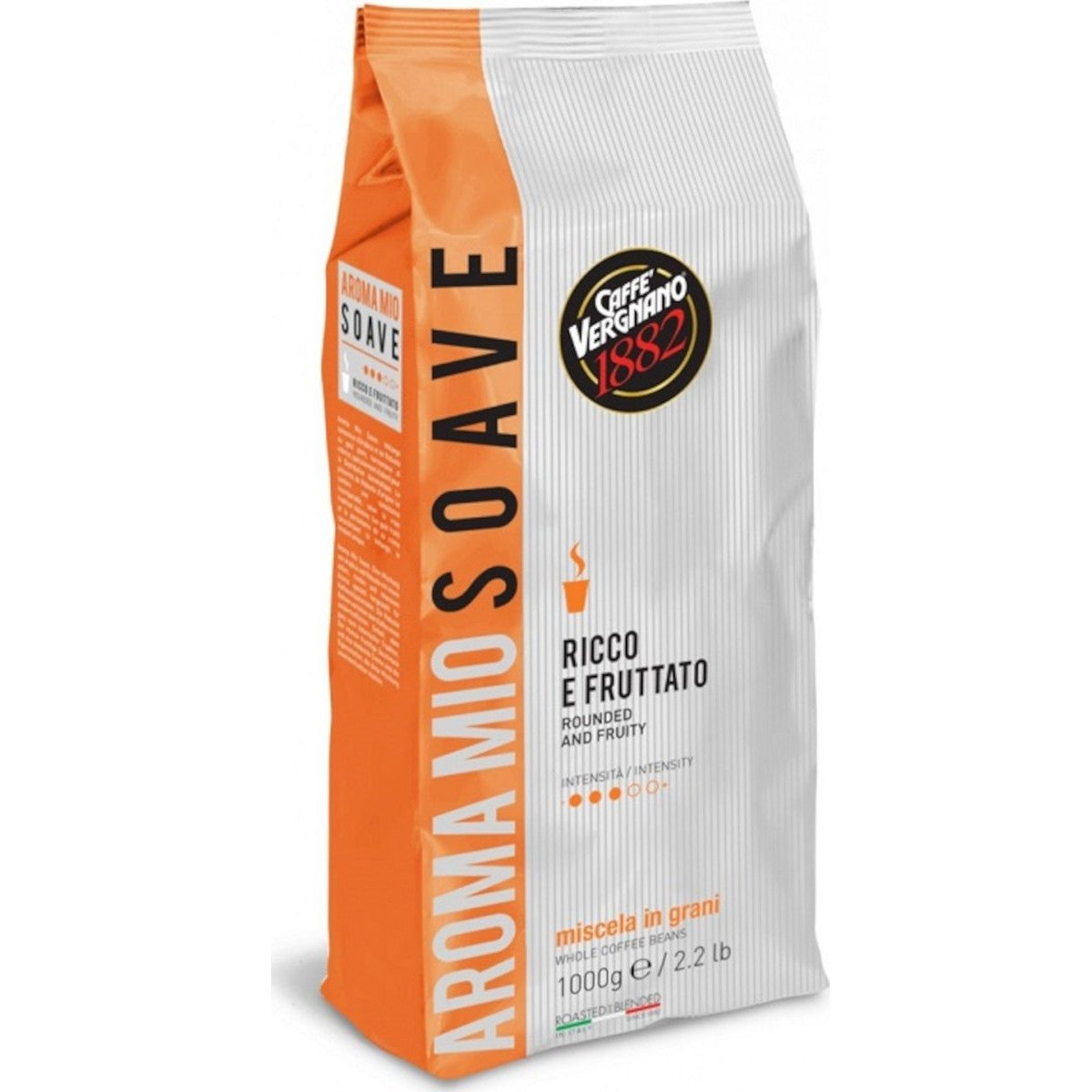 Caffe Vergnano 1882 Aroma Mio Soave Ricco e Fruttato - Koffiebonen - 1000g