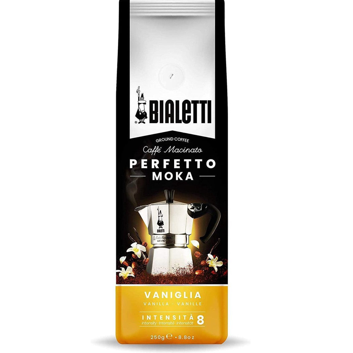 Bialetti Perfetto Moka Vaniglia – Gemalen Koffie – 250g