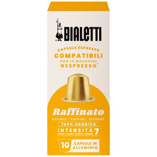 Bialetti Raffinato - 10 Koffiecups Compatibel met Nespresso Coffee Machine