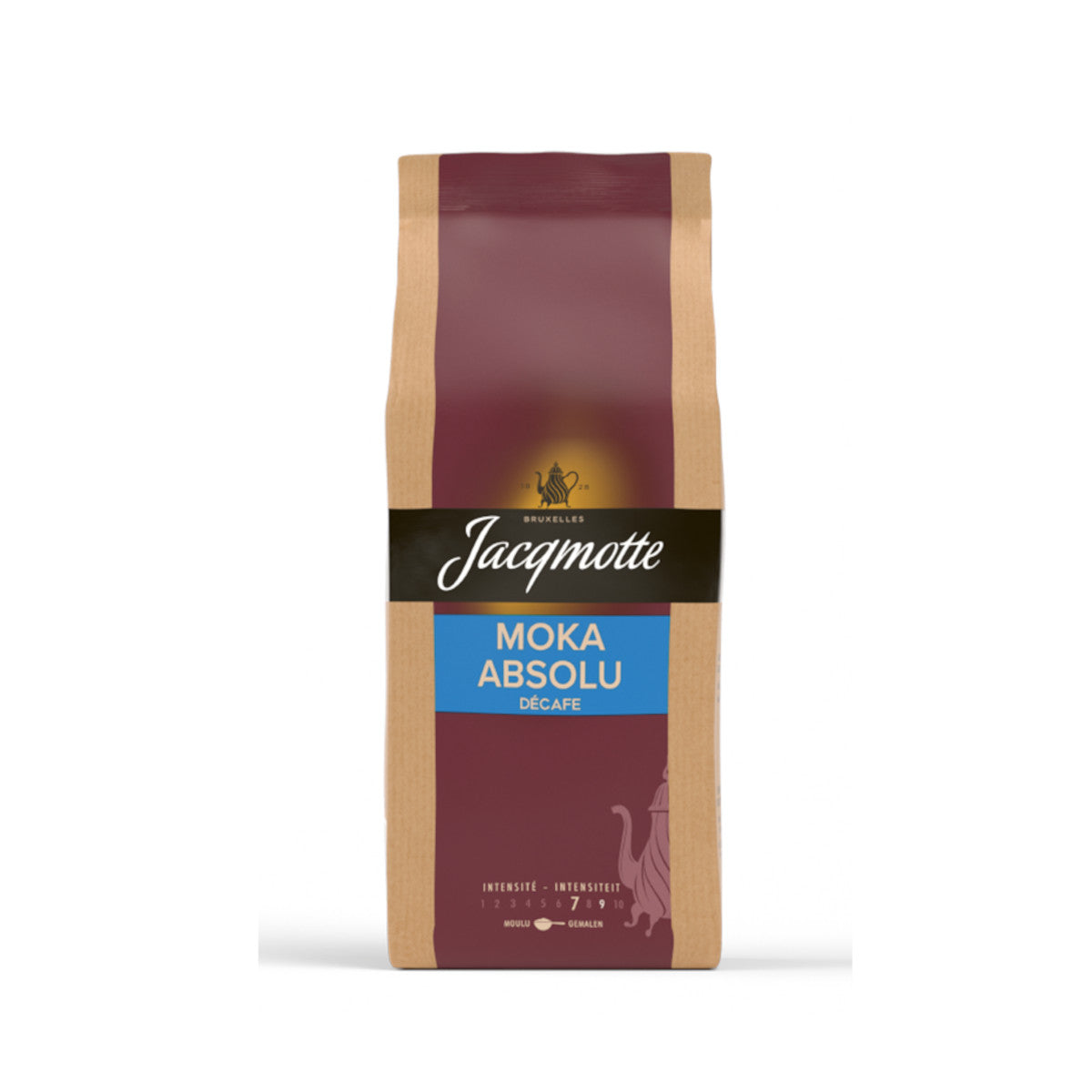 Jacqmotte Moka Absolu Decafe - Gemalen Koffie - 250g