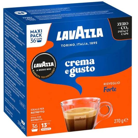 Lavazza Crema E Gusto Forte - 36 Koffiecups Compatibel met Lavazza A Modo Mio