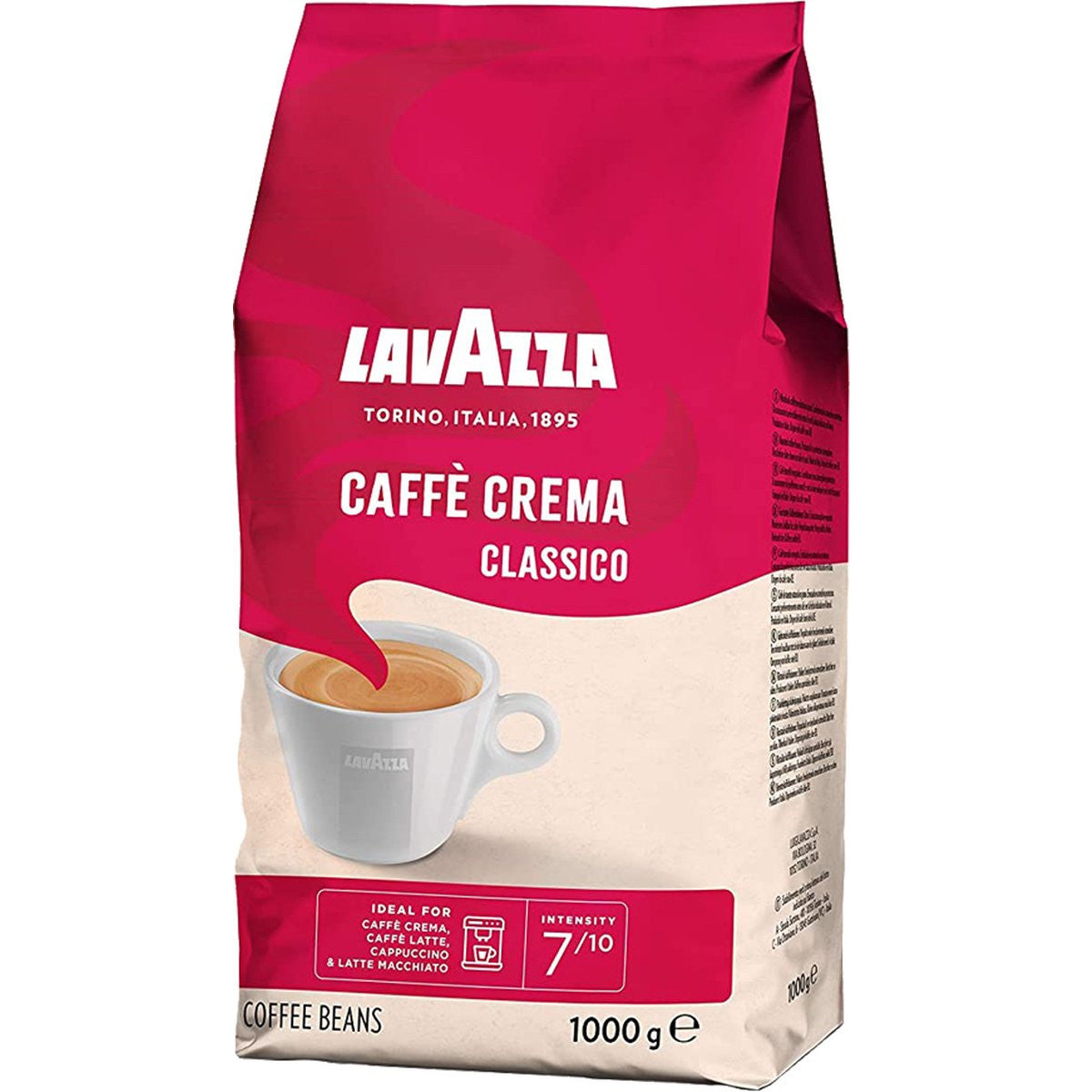 Lavazza Caffe Crema Classico - Koffiebonen - 1000g