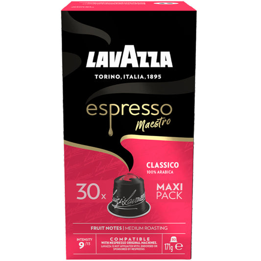 Lavazza Espresso Maestro Classico - 30 Koffiecups Compatibel met Nespresso Coffee Machine