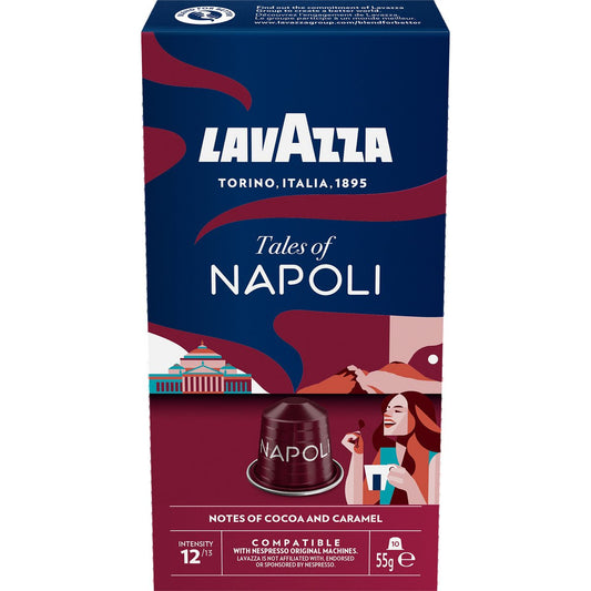 Lavazza Tales Of Napoli - 10 Koffiecups Compatibel met Nespresso Coffee Machine