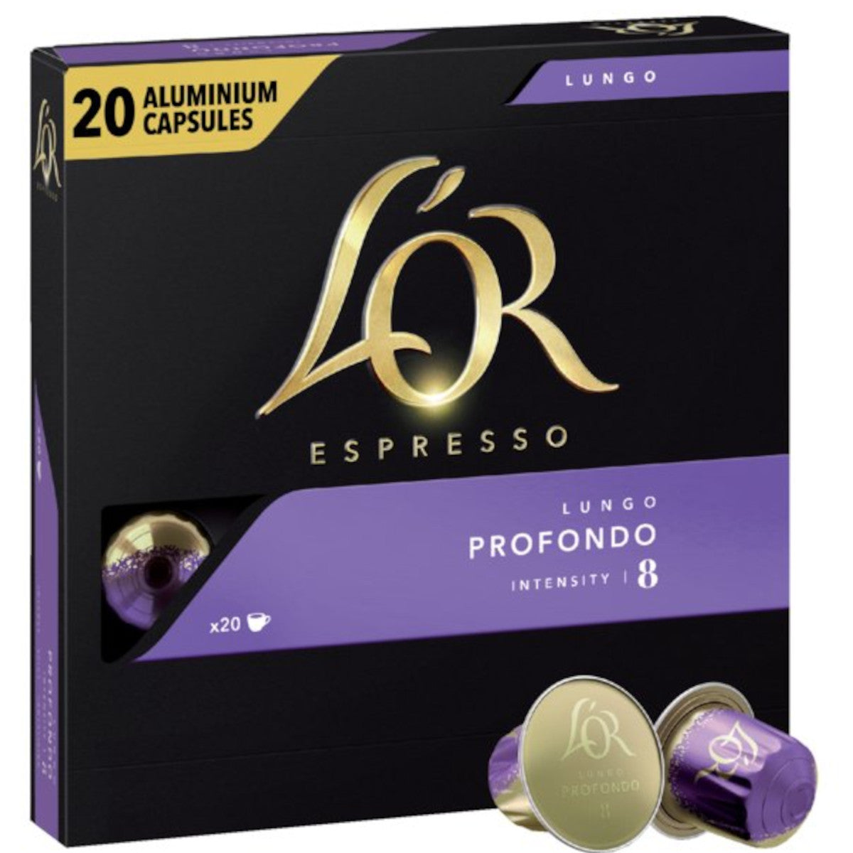L'Or Espresso Lungo Profondo - 20 Koffiecups Compatibel met Nespresso Coffee Machine