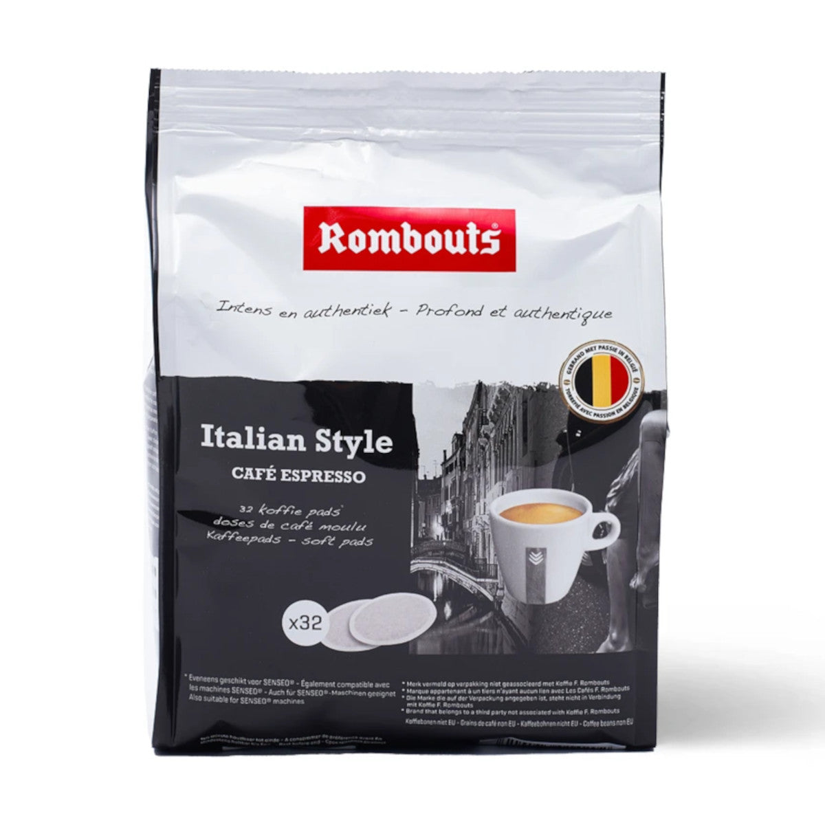 Rombouts Italian Style Cafe Espresso - Koffiepads - 32