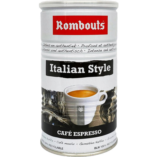 Rombouts Italian Style Cafe Espresso - Gemalen Koffie - 500g
