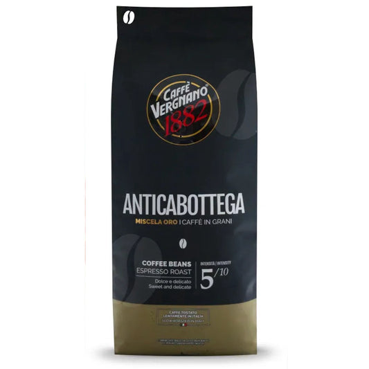 Caffe Vergnano Anticabottega Oro Espresso Roast - Koffiebonen - 500g