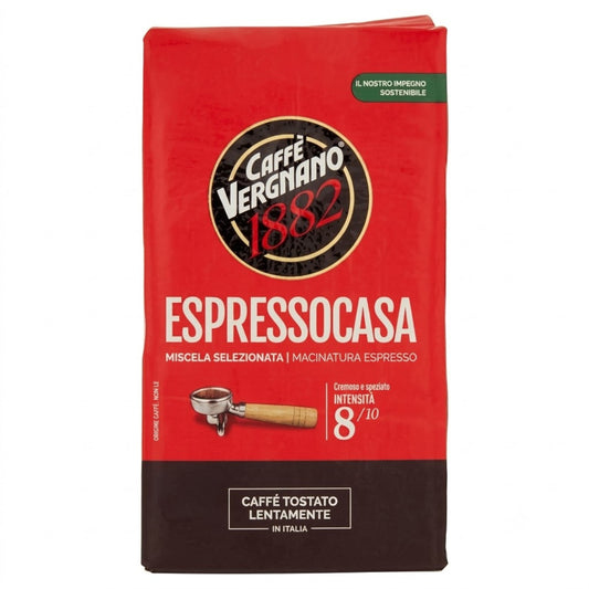 Caffe Vergnano 1882 Espressocasa - Gemalen Koffie - 250g