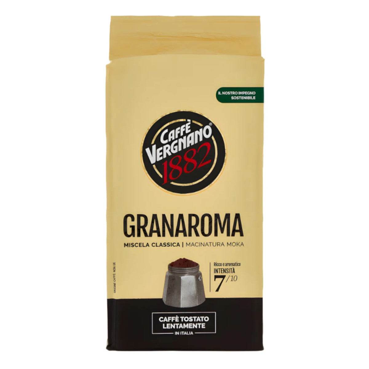 Caffe Vergnano 1882 Granaroma - Gemalen Koffie - 250g