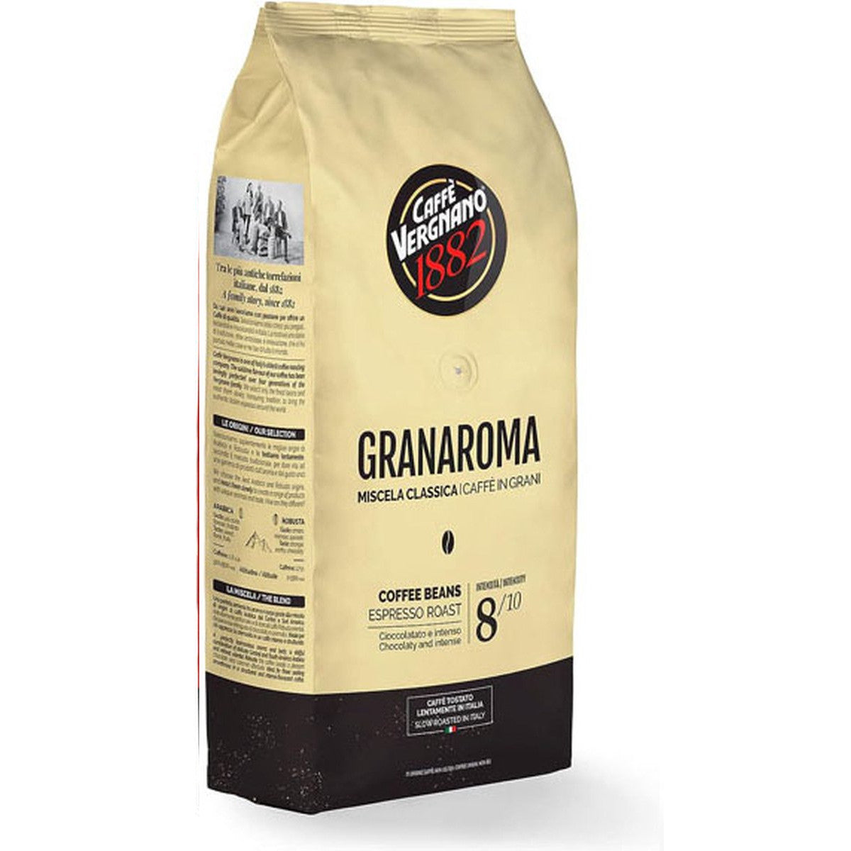 Caffe Vergnano 1882 Granaroma Classica - Koffiebonen - 500g
